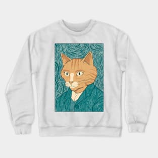 Cat Gogh Crewneck Sweatshirt